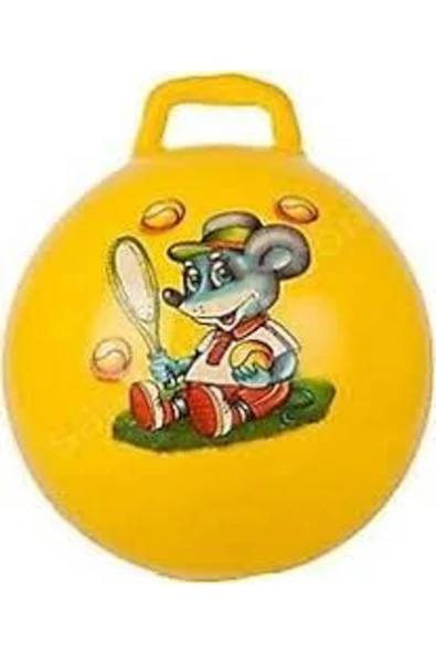 Çocuk Plates Zıp Zıp Kanguru Zıplama Topu Pompa Hediyeli ürün görseli 1