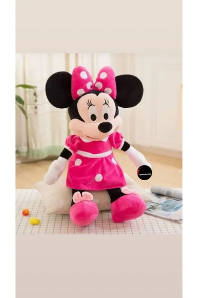 Mickey Minnie Mouse Peluş Oyuncak Büyük Boy 50 Cm Hediyelik Uyku Arkadaşı ürün görseli 1