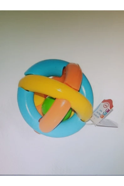 Bebek Small Çıngıraklı Plastik Top 3 Ay ürün görseli 1