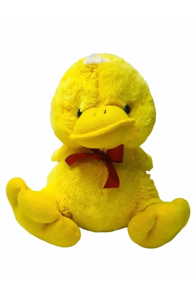 Sevimli Peluş Oturan Ördek 40 Cm - Resim 2