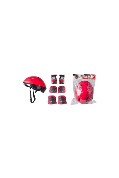 Paten Koruyucu Set Dizlik Dirseklik Kasklı Set Bisiklet Koruyucu Set Scooter Koruyucu Set ürün görseli 1