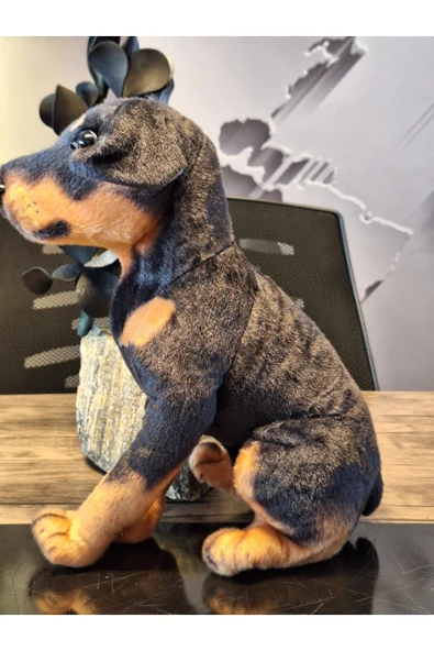 SEVİMLİ DOBERMAN KÖPEĞİ 35cM - Resim 3
