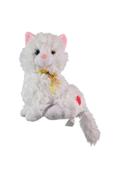 Oyuncak Pelüş Miyavlayan Kedi Papyonlu 24 cm ürün görseli 1