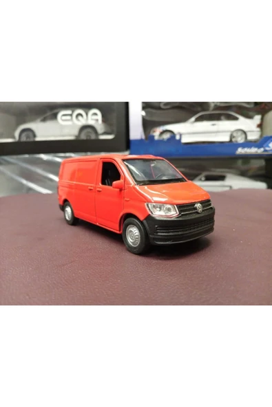 1:36 Ölçek Volkswagen Transporter T6 Van (kırmızı) ürün görseli 1