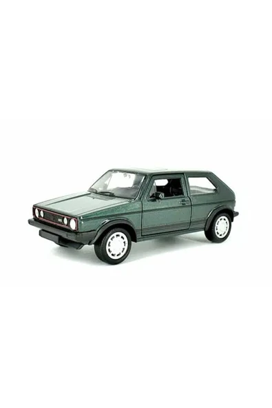 Volkswagen Golf GTi MK1 Klasik Araba 1:34 Ölçek Model Açılış Kapıları Lisanslı Ürün Yeşil ürün görseli 1