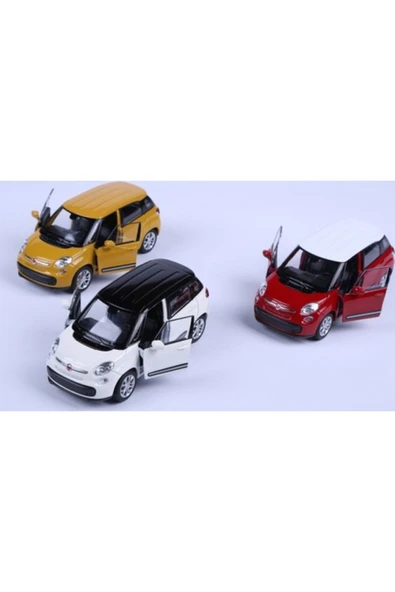 Welly 1:32 Çek Bırak Metal 2013 Fiat 500l( Renk Belirtiniz) ürün görseli 1