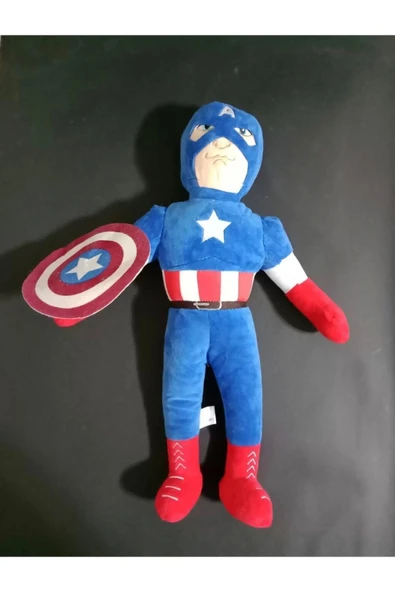 Süper Kahraman Kaptan Amerika Peluş Büyük Boy ürün görseli 1