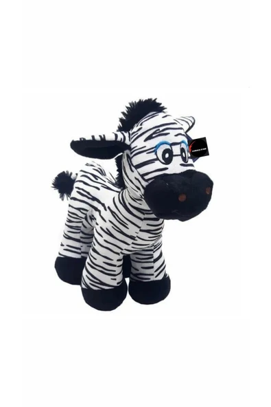 Sevimli Zebra Peluş Oyuncak 30 cm ürün görseli 1