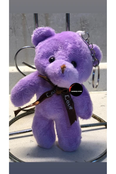 Sevimli Ayıcık Peluş Oyuncak Anahtarlık Uyku Arkadaşı Hediyelik 12 CM ürün görseli 1