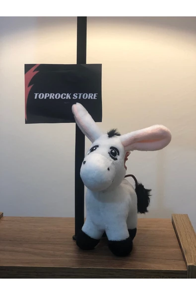 Sevimli Eşek Peluş Oyuncak Hediyelik Oyuncak Anahtarlık Uyku Arkadaşı 12 cm ürün görseli 1