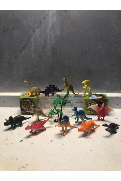 Vahşi Hayvanlar Dinozorgil Oyuncak 13’lü Karakter Figür Set Animal Planet ürün görseli 1