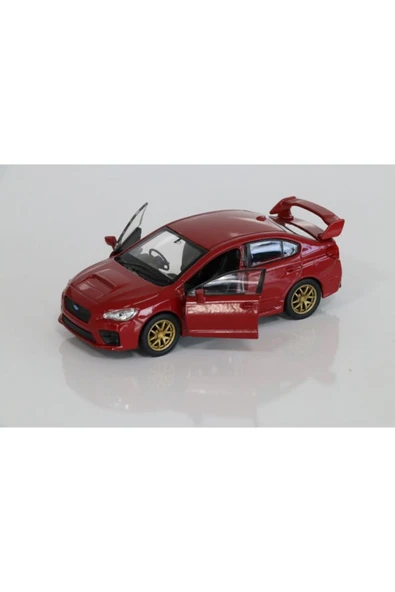 Lisanslı Subaru Wrz Stı Çek Bırak Model Metal Araba (1:34) (RENK BELİRTİNİZ) ürün görseli 1