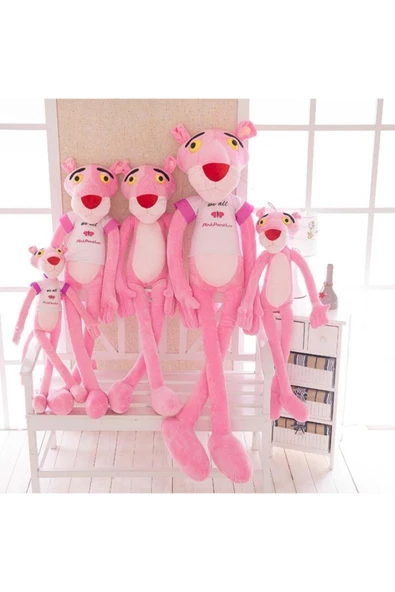 Pembe Panter Peluş Dev Boy 100 Cm - Resim 3