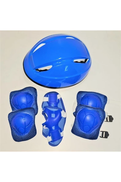 Çocuk Kask Dizlik Dirseklik Koruyucu Set 7 Parça ürün görseli 1