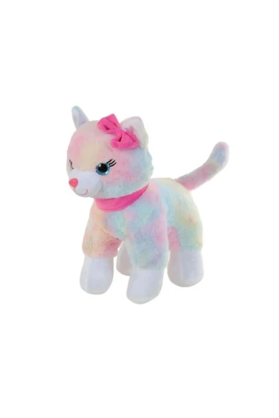 62555 30 Cm Pembe Tokalı Kedi ürün görseli 1