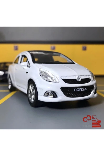 Opel Corsa Opc 1/36 Ölçek Çek Bırak Diecast Metal Model Oyuncak Araba ürün görseli 1