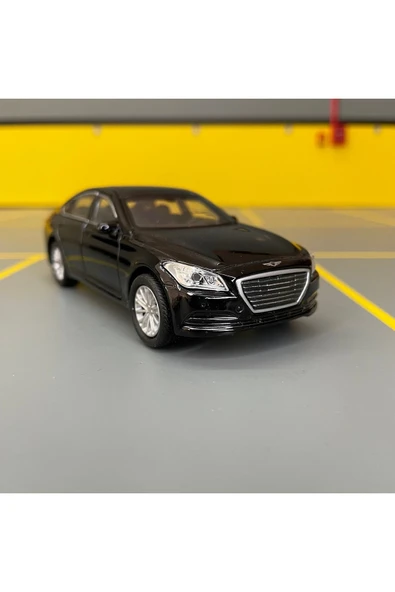 Hyundai Genesis G80 1/36 Ölçek *c&c Model Garage* Çek Bırak Diecast Metal Model Oyuncak Araba ürün görseli 1