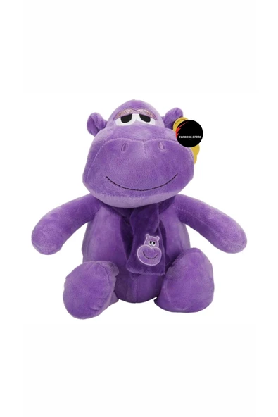 Sevimli Su Aygırı Peluş Oyuncak Hediyelik Uyku Arkadaşı 25 cm ürün görseli 1
