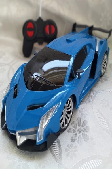 Uzaktan Kumandalı Full Fonksiyon 1/16 Spor Araba Pil Hediyeli ürün görseli 1