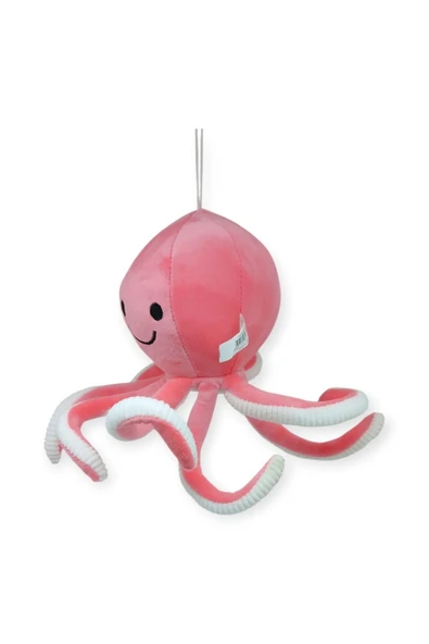 Peluş Sevimli Ahtapot 30 cm - Pembe - Resim 2
