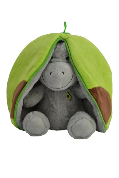 Sevimli Peluş Avakado Eşek Uyku Arkadaşım 27 cm ürün görseli 1