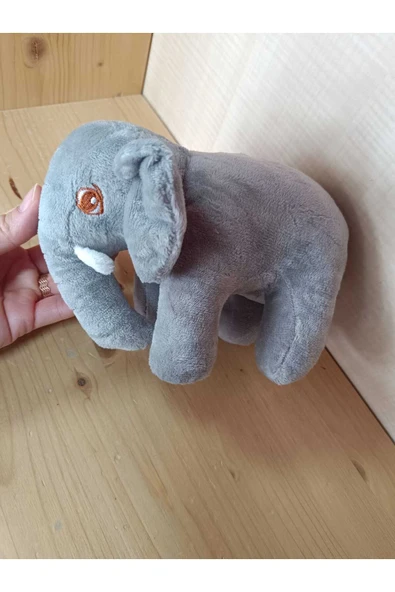 Fil Peluş Oyuncak 18 cm - Resim 3