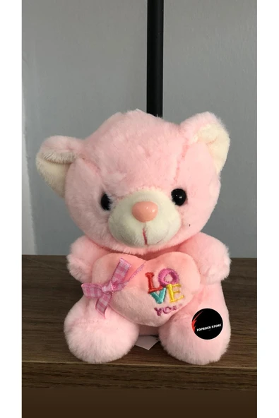 Sevimli Kalp Tutan Love Yazan Ayıcık Anahtarlık Hediyelik Uyku Arkadaşı 15 Cm ürün görseli 1