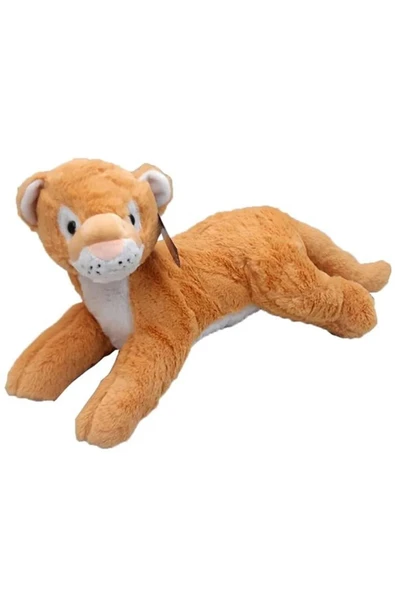 Peluş Yatan Aslan Kaplan PL62565 60 Cm ürün görseli 1