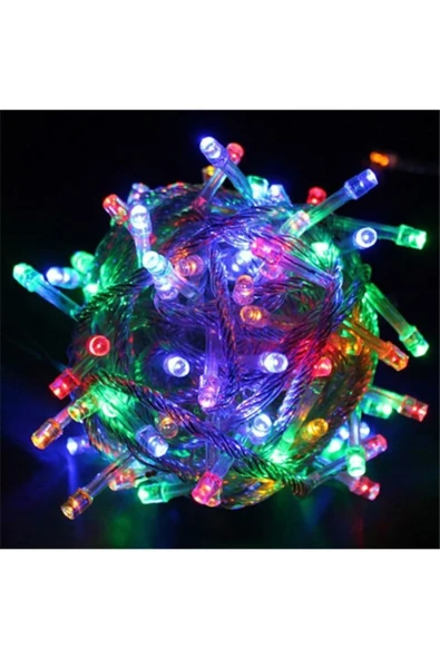 Renkli Led Işık 8 Fonksiyonlu 10 Metre ürün görseli 1
