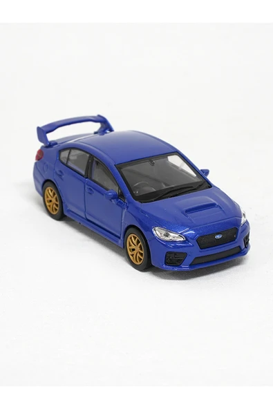 Lisanslı Subaru WRZ STI Çek Bırak Model Metal Araba (1:34) ürün görseli 1
