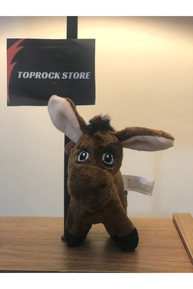 Sevimli Eşek Peluş Oyuncak Hediyelik Oyuncak Anahtarlık Uyku Arkadaşı 12 cm ürün görseli 1