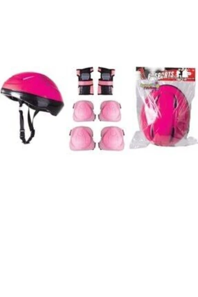 Çocuk Kask Dizlik Dirseklik Koruyucu Set 7 Parça ürün görseli 1