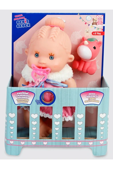 Masal Anlatan Ağlayan Bebiş Bebek Ve Minik Arkadaşı 30 Cm ürün görseli 1