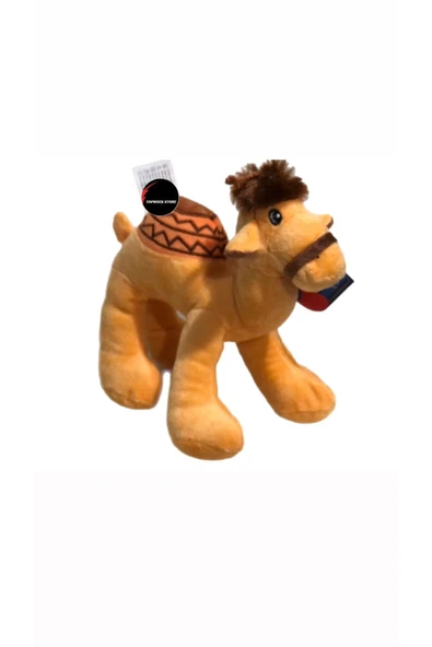 Sevimli Deve Peluş Oyuncak 25 cm Hediyelik Uyku Arkadaşı Organic Kumaş ürün görseli 1