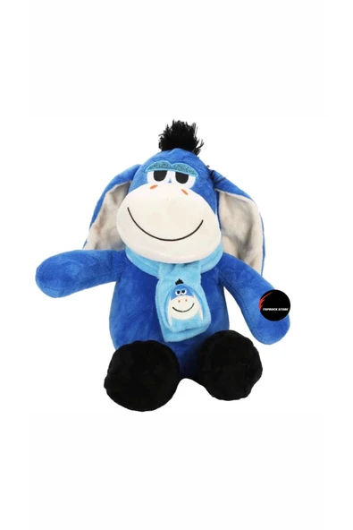 Sevimli Eşek Peluş Oyuncak Hediyelik Uyku Arkadaşı 25 cm ürün görseli 1