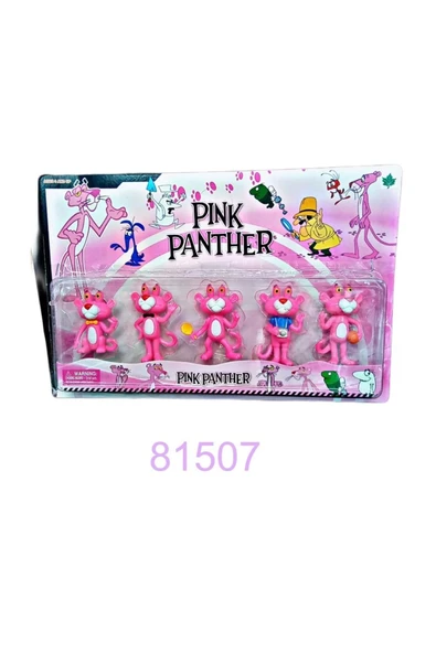 PEMBE PANTER KARTELA SET ürün görseli 1