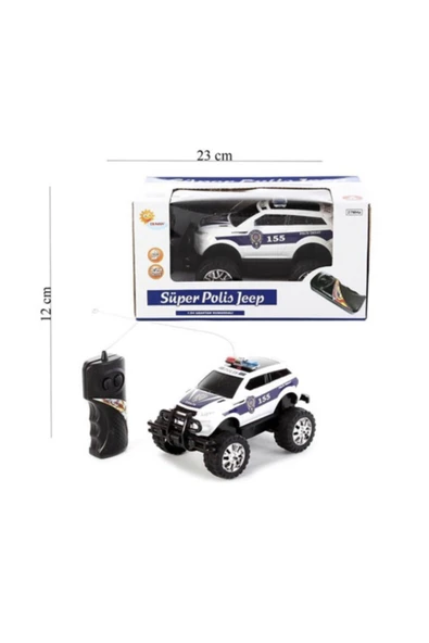 Uzaktan Kumandalı Süper Polis Jeep - Resim 2