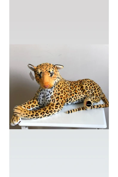 Oyuncak Leopar Kaplan Peluş Dev Boy 90 Cm - Resim 2