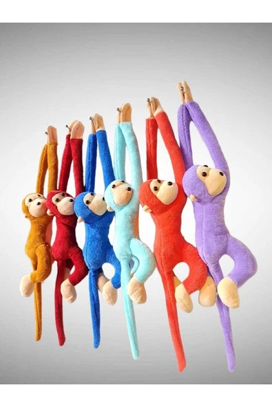 Oyuncak Peluş Maymun Uzun Kollu Sesli Çığlık Atan Maymun Oyuncak Maymun ürün görseli 1