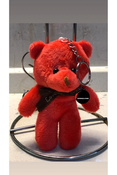 Sevimli Ayıcık Peluş Oyuncak Anahtarlık Uyku Arkadaşı Hediyelik 12 CM ürün görseli 1