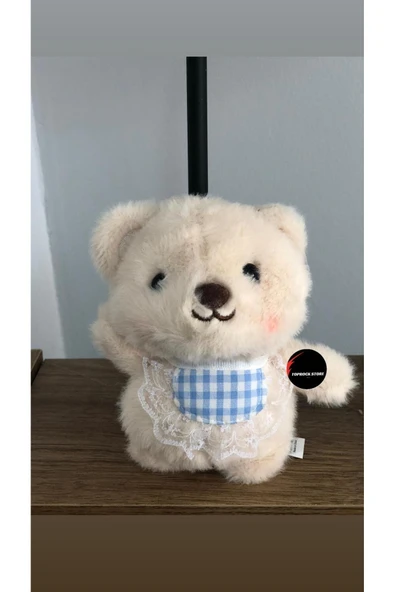 Sevimli Kıyafetli Ayıcık Peluş Oyuncak Anahtarlık Hediyelik Uyku Arkadaşı 15 Cm ürün görseli 1