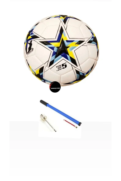 Futbol Topu Profesyonel Tasarım Şampiyonlar Ligi 5 Numara Tüm Sahalara Uygun 410gr Maç Topu ürün görseli 1