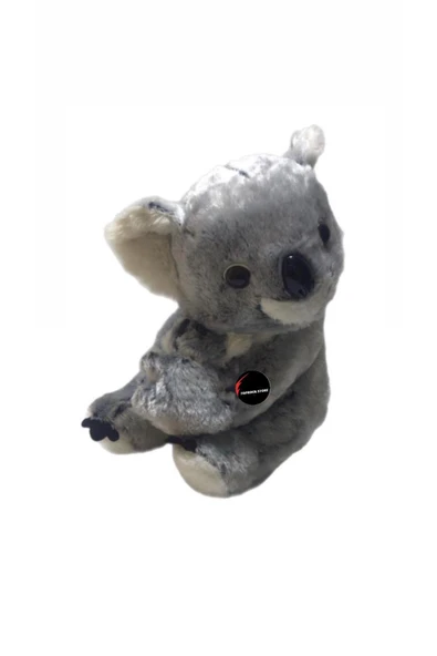 Sevimli Yavrulu Koala Peluş Oyuncak Büyük Boy 40 cm ürün görseli 1
