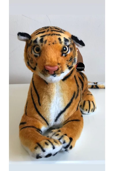 Sesli Kükreyen Kaplan Peluş 40 Cm ürün görseli 1