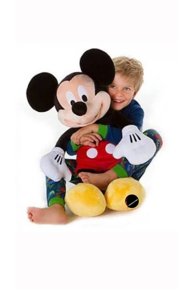 Mickey Mouse Peluş Oyuncak Büyük Boy 65 Cm Hediyelik Uyku Arkadaşı ürün görseli 1