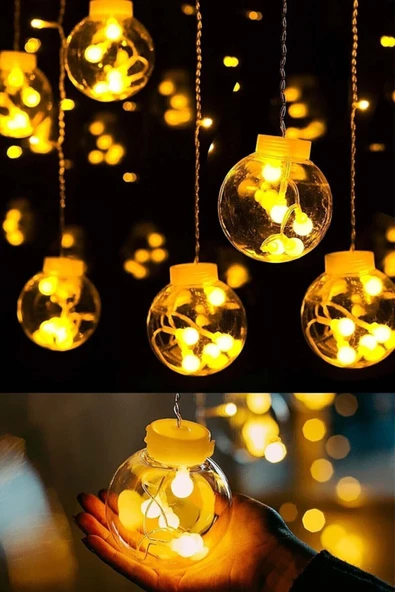 Led Ampul Dilek Topu Led Işık Dekoratif Fişli Animasyonlu Eklenebilir 3 Mt ürün görseli 1