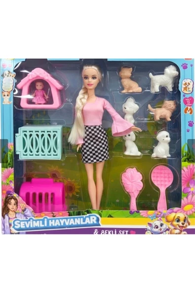 Oyuncak Bebekli Parti Dostlarım Seti - Resim 2