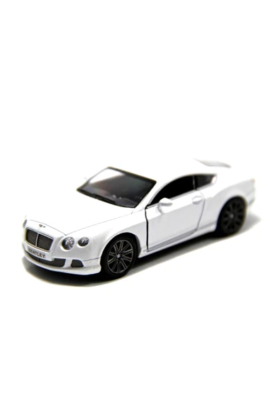 Beyaz - 2012 Bentley Continental Gt Speed 1:38 Çek Bırak Oyuncak Araba / ürün görseli 1