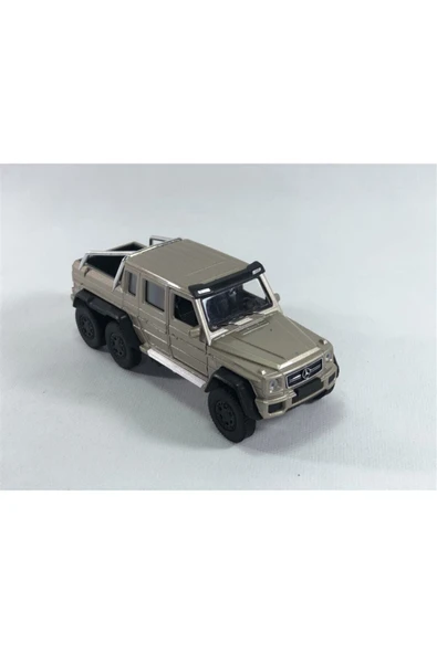Mercedes G63 Amg 6x6 Bej*1:36 Ölçek Metal Model Araba ürün görseli 1