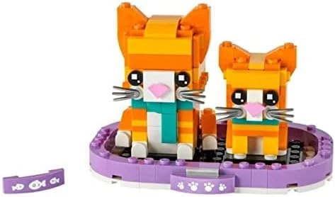 LEGO 40480 Brickheadz Tekir Kedi - Resim 3